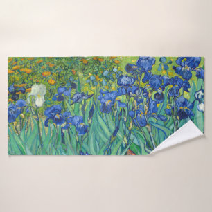 Irises van Van Gogh Badhanddoek