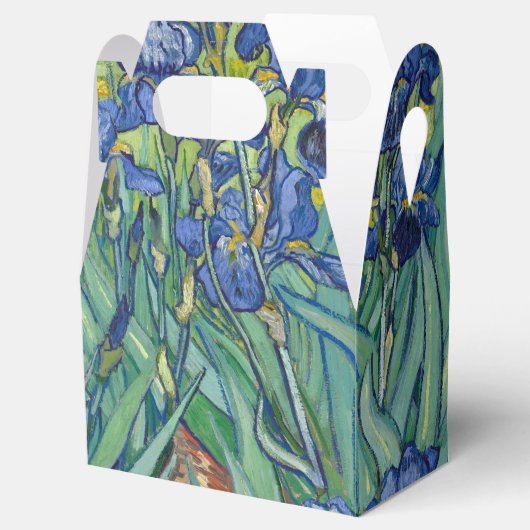 Irises van Van Gogh Bedankdoosjes (Geopend)
