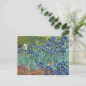 Irises van Van Gogh Briefkaart (Staand voorkant)