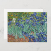 Irises van Van Gogh Briefkaart (Voorkant / Achterkant)