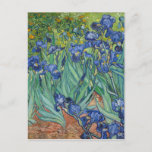 Irises van Van Gogh Briefkaart<br><div class="desc">Vincent van Gogh's kunst - schilderijen van florale en natuur - Post-impressionistische landschapskunst</div>