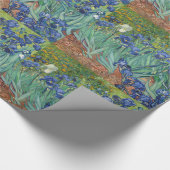 Irises van Van Gogh Cadeaupapier (Hoek)