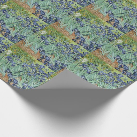 Irises van Van Gogh Cadeaupapier (Hoek)