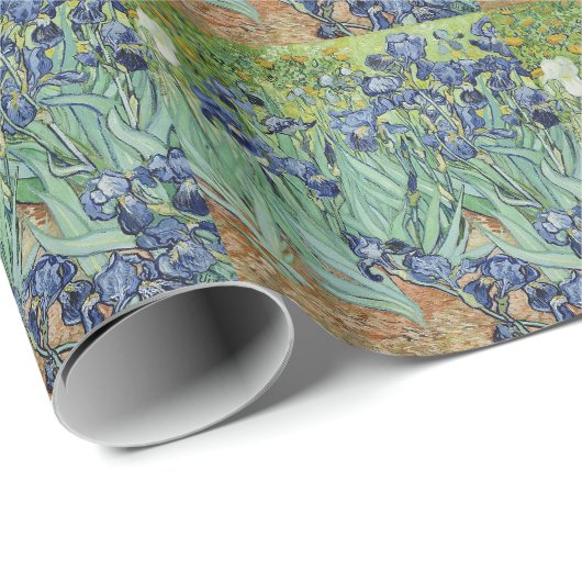 Irises van Van Gogh Cadeaupapier (Rol Hoek)