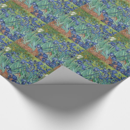 Irises van Van Gogh Cadeaupapier (Hoek)