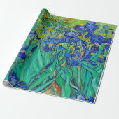 Irises van Van Gogh Cadeaupapier (Uitgerold)