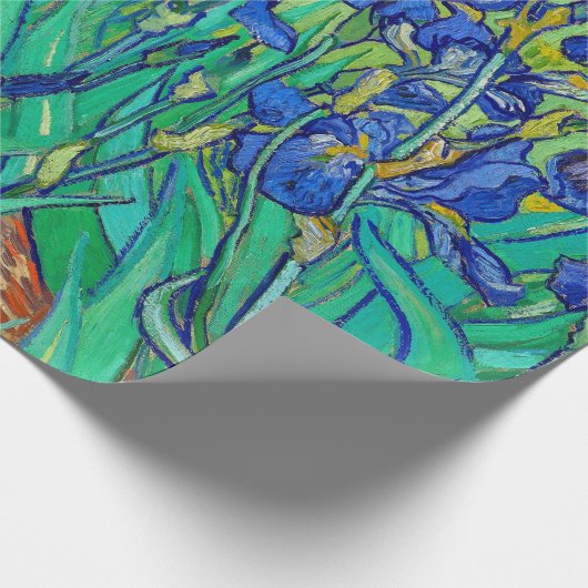 Irises van Van Gogh Cadeaupapier (Hoek)