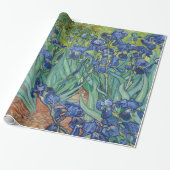 Irises van Van Gogh Cadeaupapier (Uitgerold)
