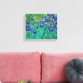 Irises van Van Gogh Canvas Afdruk (Insitu (Woonkamer))
