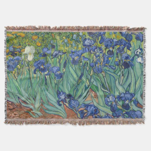 Irises van Van Gogh Deken (Voorkant)