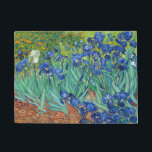 Irises van Van Gogh. Deurmat<br><div class="desc">Bezoek mijn winkel voor een interessanter ontwerp en meer keuze voor kleuren => zazzle.com/iwheels*</div>