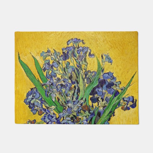 Irises van Van Gogh Deurmat (Voorkant)