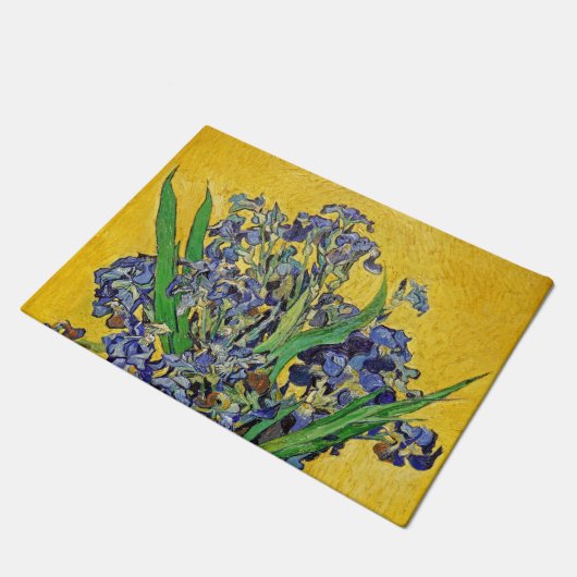Irises van Van Gogh Deurmat (Schuin)