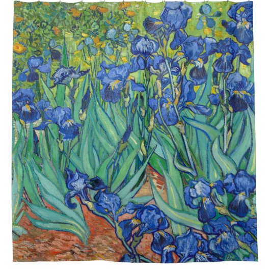 Irises van Van Gogh Douchegordijn (Voorkant)