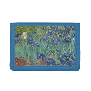Irises van Van Gogh Drievoud Portemonnee