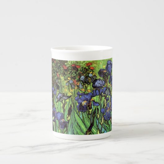 Irises van Van Gogh Fine Art China Mok (Voorkant)