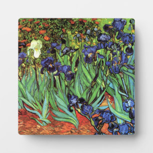 Irises van Van Gogh Fine Art Foto Plaque Fotoplaat