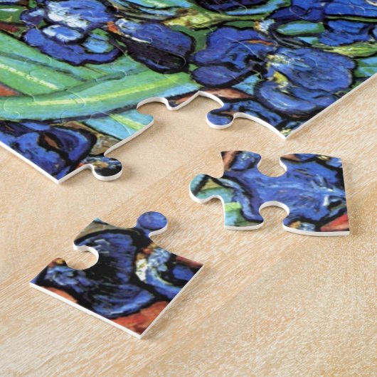 Irises van Van Gogh Fine Art Legpuzzel (Zijkant)