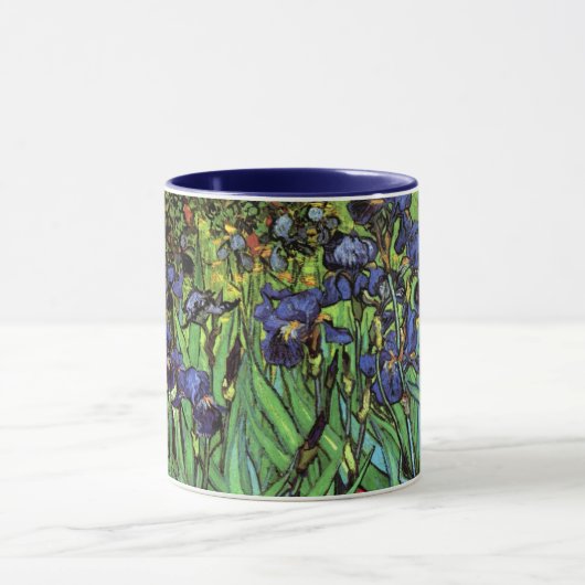 Irises van Van Gogh Fine Art Mok (Midden)