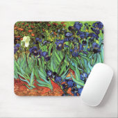 Irises van Van Gogh Fine Art Muismat (Met muis)