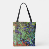 Irises van Van Gogh Fine Art Tote Bag (Achterkant)