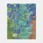 Irises van Van Gogh Fleece Deken (Voorkant)
