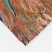 Irises van Van Gogh Fleece Deken (Hoek)