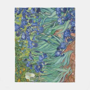 Irises van Van Gogh Fleece Deken