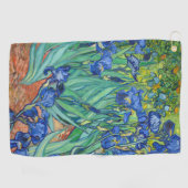 Irises van Van Gogh Golfhanddoek (Horizontaal)