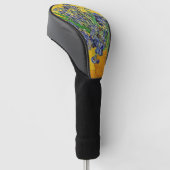 Irises van Van Gogh Golfheadcover (Schuin)