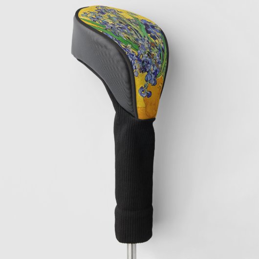 Irises van Van Gogh Golfheadcover (Schuin)