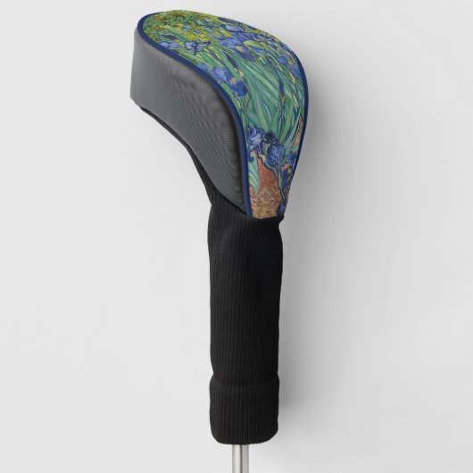 Irises van Van Gogh Golfheadcover (Schuin)