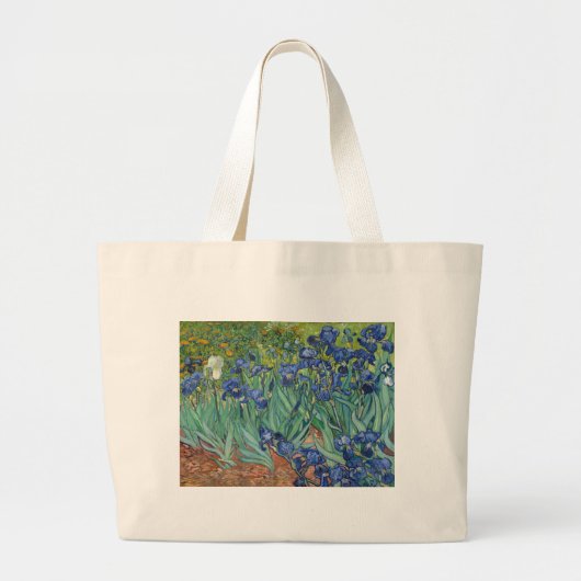 Irises van Van Gogh Grote Tote Bag (Voorkant)