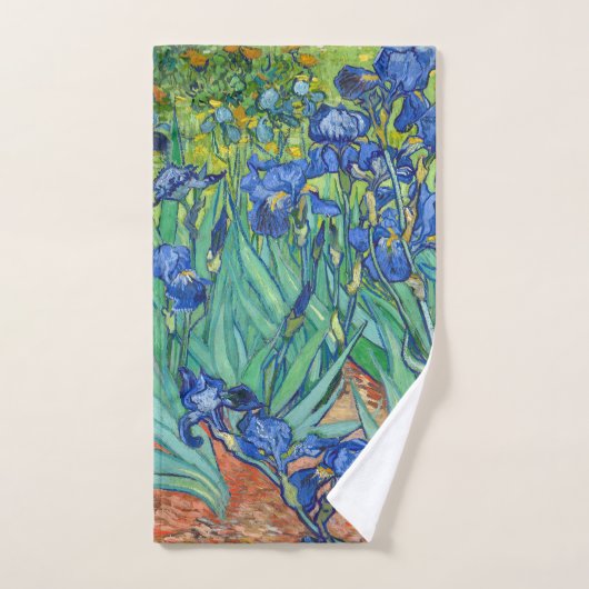 Irises van Van Gogh. Handdoek (Handdoek)