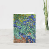 Irises van Van Gogh Kaart (Voorkant)