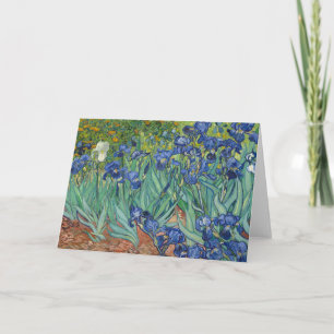 Irises van Van Gogh Kaart