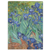 Irises van Van Gogh Klembord (Achterkant)