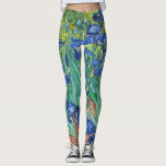 Irises van Van Gogh Leggings<br><div class="desc">Irises van Van Gogh.
Ga naar mijn winkel voor een interessanter design en meer kleurenkeuze.
=> zazzle.com/iwheels*</div>
