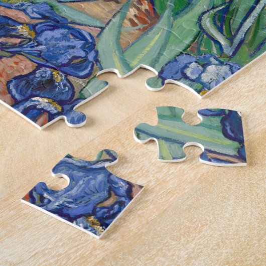 Irises van Van Gogh Legpuzzel (Zijkant)