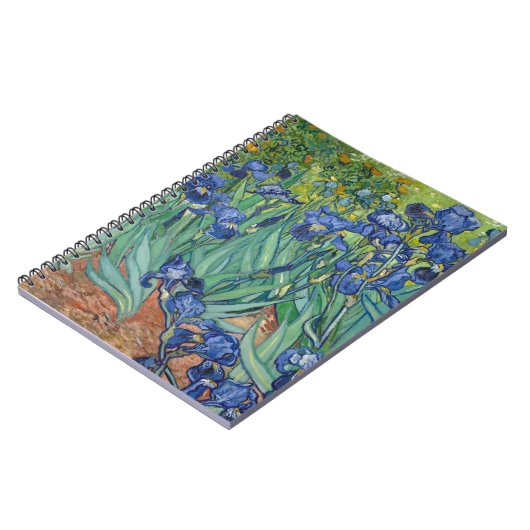 Irises van Van Gogh Notitieboek (Linkerzijde)