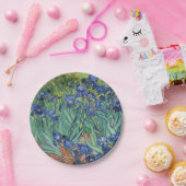 Irises van Van Gogh Papieren Bordje (Feest)