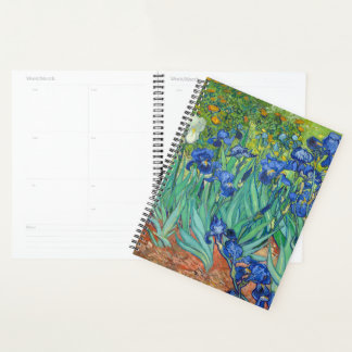 Irises van Van Gogh. Planner