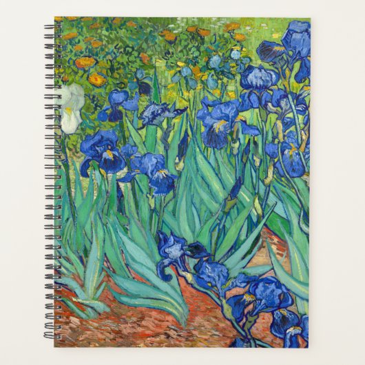 Irises van Van Gogh. Planner (Voorkant)