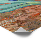 Irises van Van Gogh Poster (Hoek)