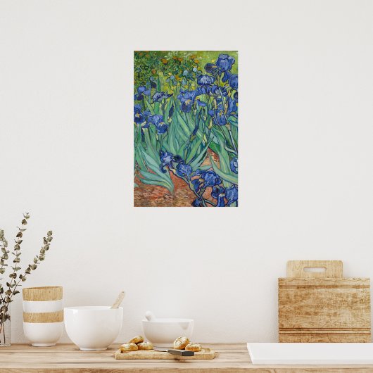 Irises van Van Gogh Poster (Keuken)