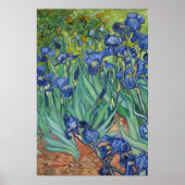 Irises van Van Gogh Poster (Voorkant)