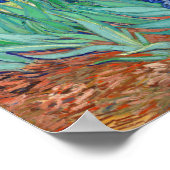 Irises van Van Gogh Poster (Hoek)