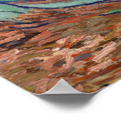 Irises van Van Gogh Poster (Hoek)