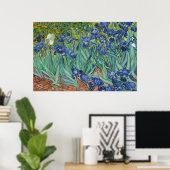Irises van Van Gogh Poster (Thuiskantoor)
