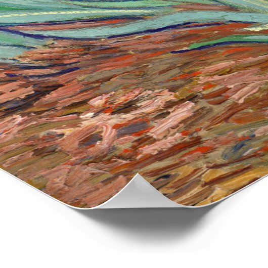 Irises van Van Gogh Poster Print (Hoek)